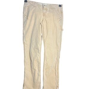 Dickies Relaxed Fit Carpenter Work Pants Tan Cotton Utility Pants Sz 6 Pre-owned